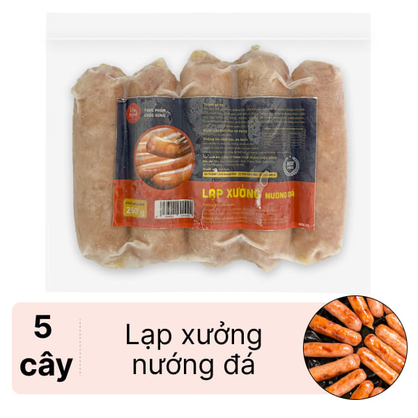Lạp xưởng nướng đá LifeFood 250g