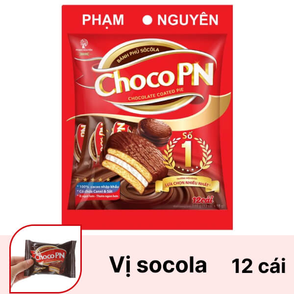 Bánh Choco PN socola kem 216g