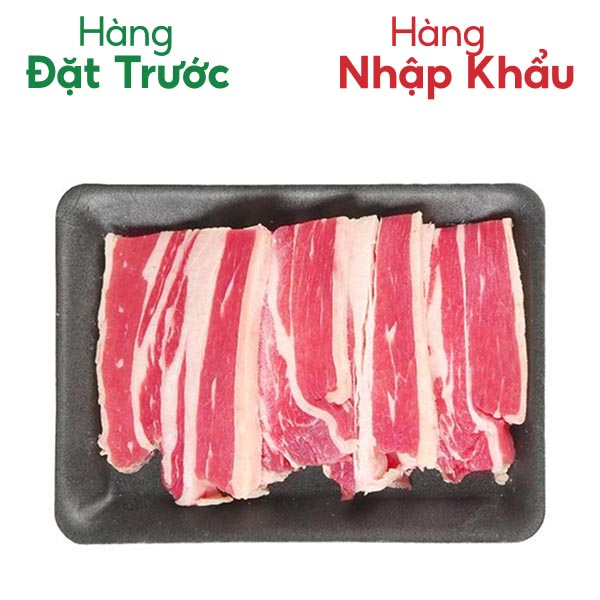Ba chỉ bò Úc cắt nướng Gofood 300g
