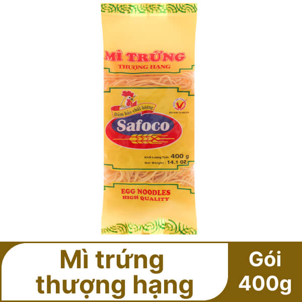 Mì trứng thượng hạng Safoco gói 400g