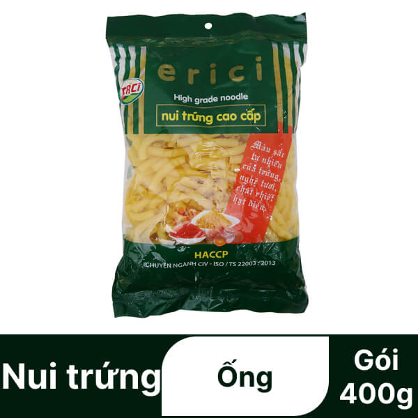 Nui trứng cao cấp Erici gói 400g