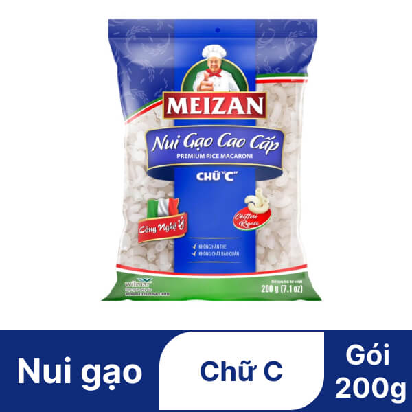 Nui gạo cao cấp chữ C Meizan gói 200g