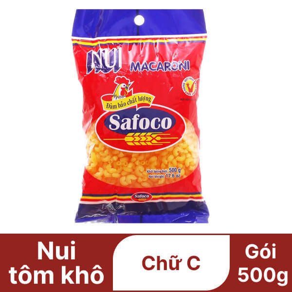 Nui tôm khô Safoco gói 500g