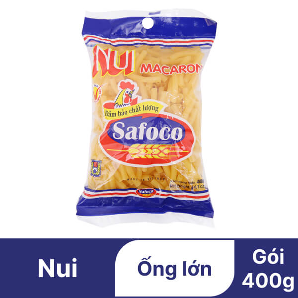 Nui ống lớn Safoco gói 400g