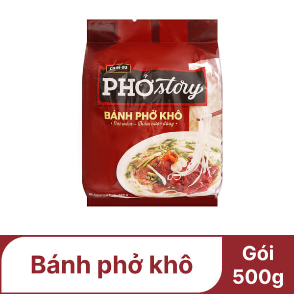 Bánh phở khô Chinsu Phở Story gói 500g