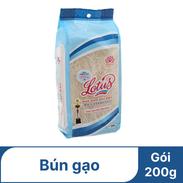 Bún gạo khô Lotus gói 200g