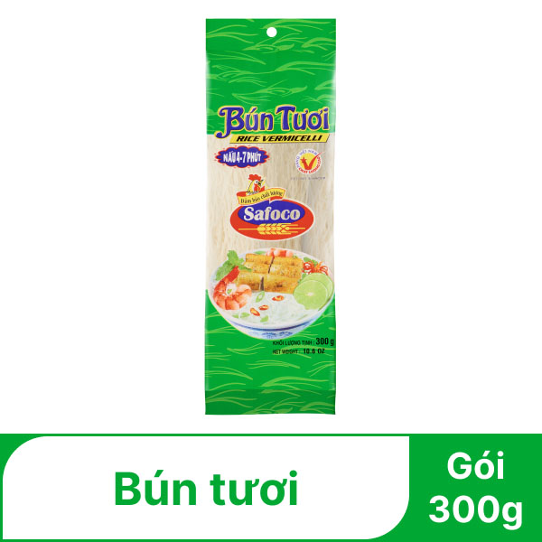 Bún tươi dạng khô Safoco gói 300g