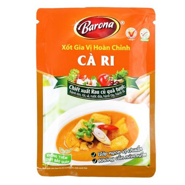 Xốt cà ri Barona 80g