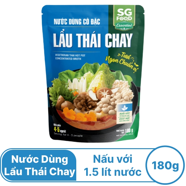 Nước nấu lẩu Thái chay SG Food 180g