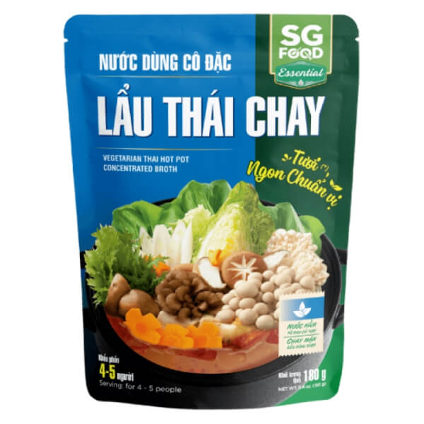 Nước nấu lẩu Thái chay SG Food 180g