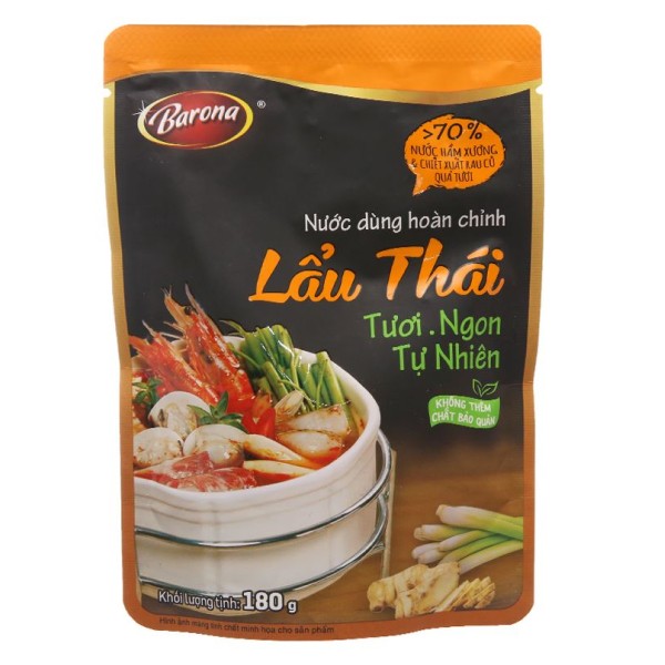 Nước nấu lẩu Thái Barona 180g
