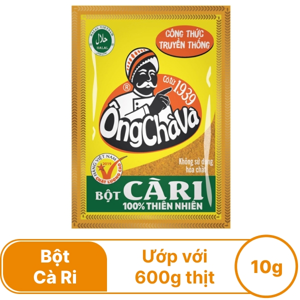 Bột cà ri Ông Chà Và 10g