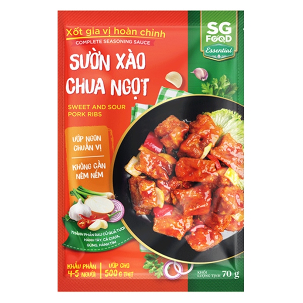 Xốt sườn xào chua ngọt SG Food 70g