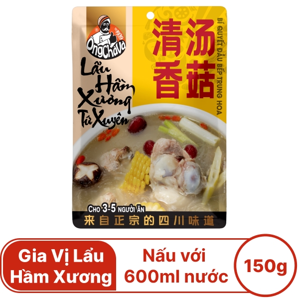 Gia vị lẩu hầm xương Tứ Xuyên Ông Chà Và 150g