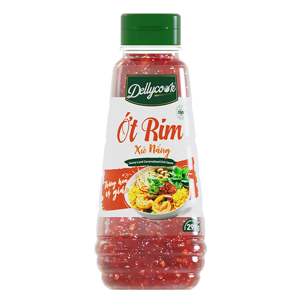 Ớt rim xứ nắng Delly Cook 290g