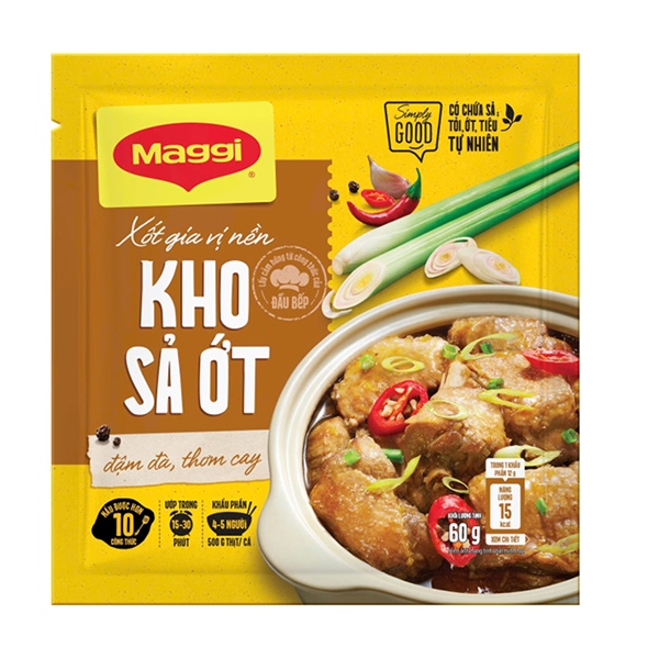 Xốt gia vị kho sả ớt Maggi 60g