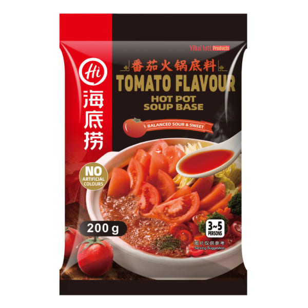 Nước cốt lẩu vị cà chua Hadilao gói 200g