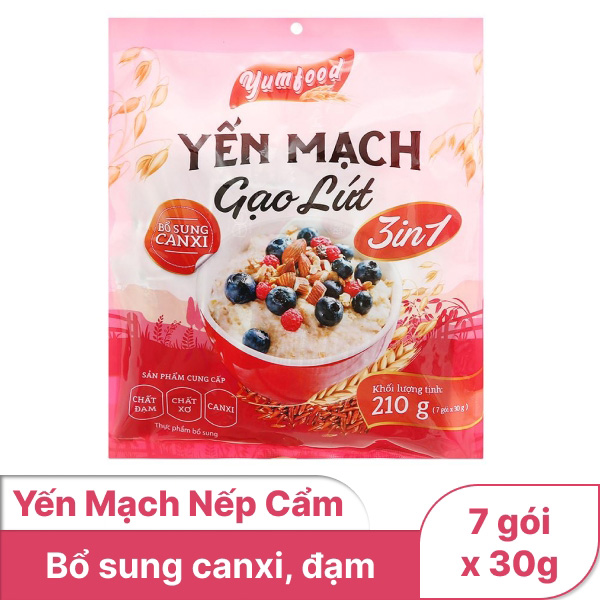 Yến mạch gạo lứt Yumfood 210g