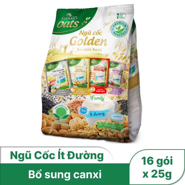 Ngũ cốc ít đường Golden Xuân An 400g