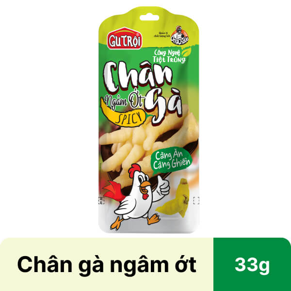 Chân gà ngâm ớt Ông Chà Và Gu Trội gói 33g