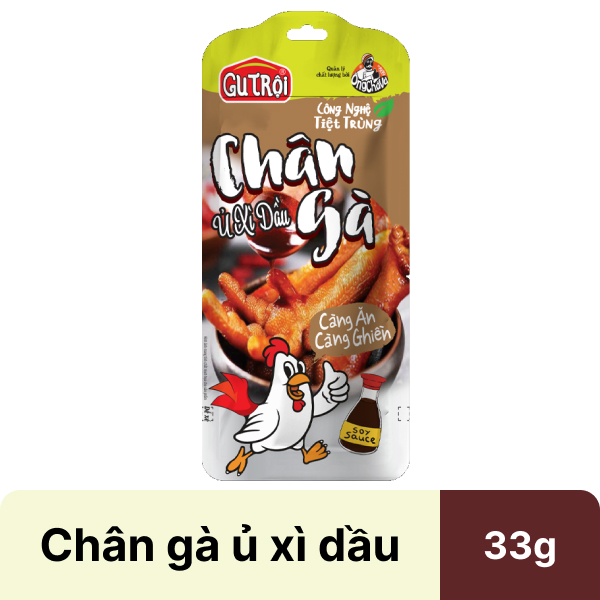 Chân gà ủ xì dầu Ông Chà Và Gu Trội gói 33g