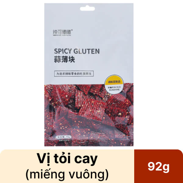 Miếng cay vuông vị tỏi Morning Sunshine 92g