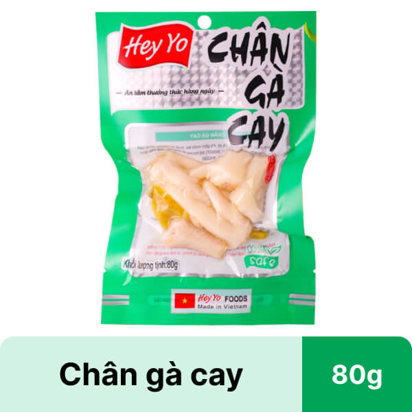 Chân gà cay Hey Yo gói 80g