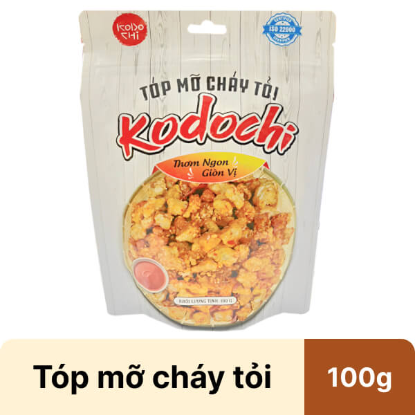 Tóp mỡ cháy tỏi Kodochi gói 100g