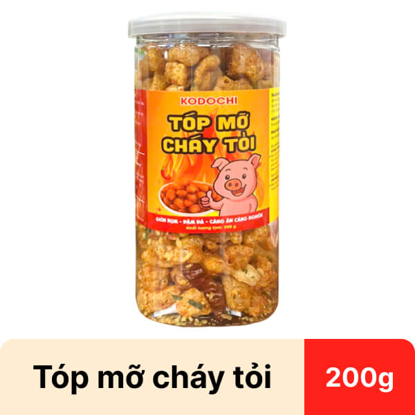 Tóp mỡ cháy tỏi Kodochi hũ 200g