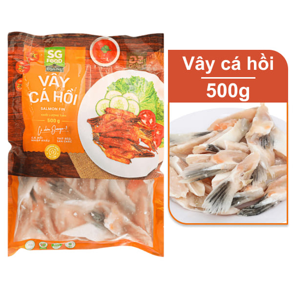 Vây cá hồi đông lạnh SG Food 500g