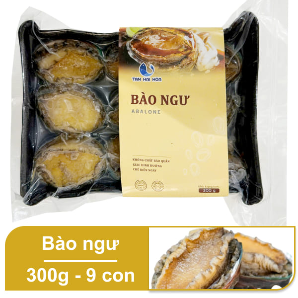 Bào ngư đông lạnh Tân Hải Hòa khay 300g