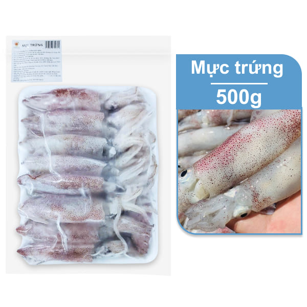 Mực trứng Nhật Minh gói 500g