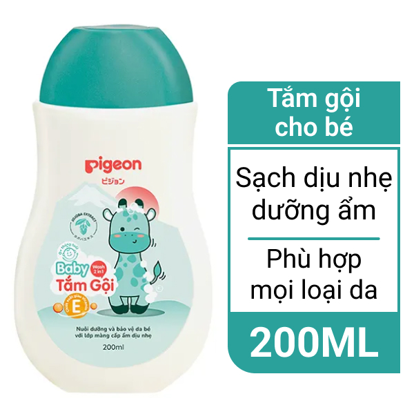 Tắm gội Pigeon Jojoba 200ml