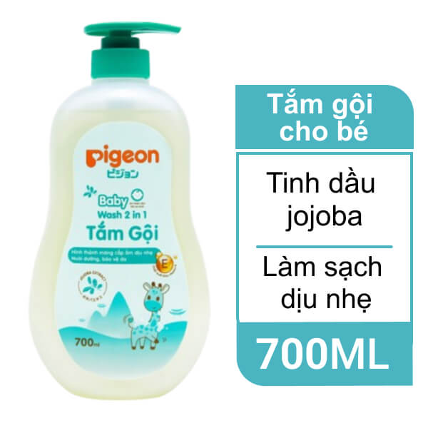 Tắm gội Pigeon Jojoba 700ml