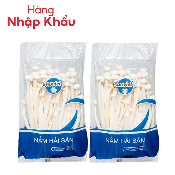 2 gói nấm hải sản nội địa Trung