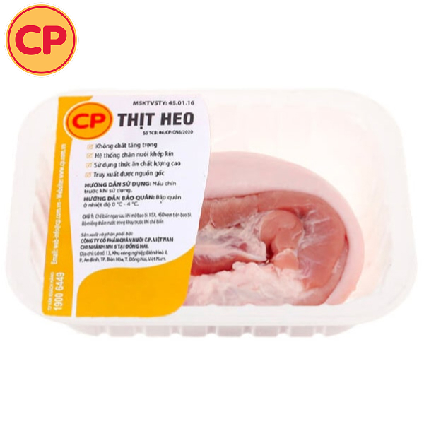 Ba rọi heo rút sườn C.P khay 300g giá tốt tại Bách hoá XANH