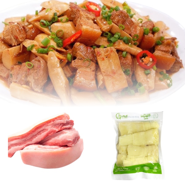 Ba rọi heo C.P 300g + Măng lá Tre Xanh 450g