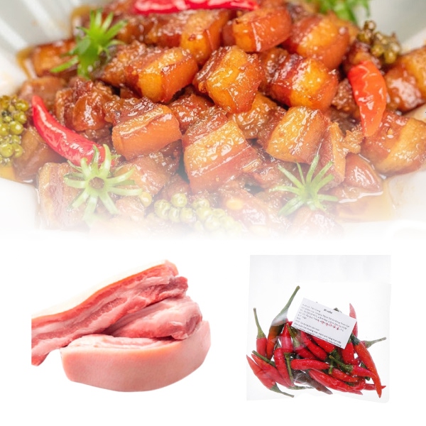 Ba rọi heo C.P 300g + Ớt hiểm 50g