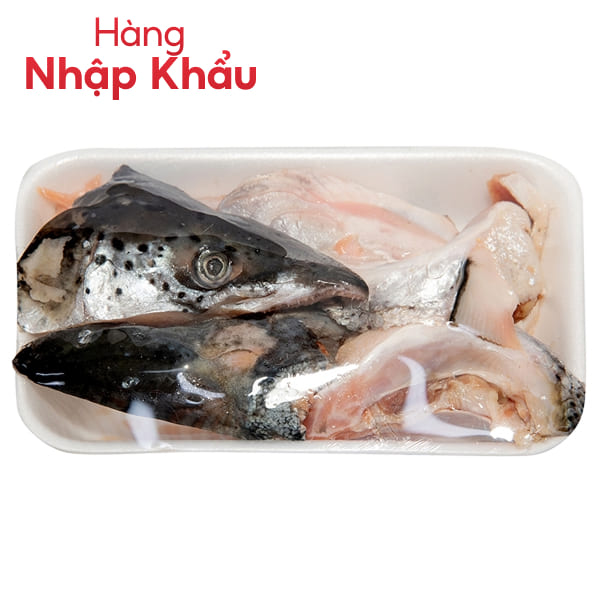 Đầu cá hồi salar làm sạch