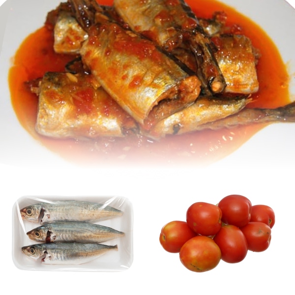 Cá nục làm sạch 300g + Cà chua 500g