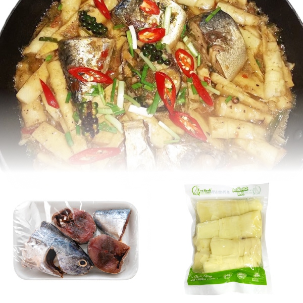 Cá ngừ làm sạch 500g & Măng lá Tre Xanh 450g
