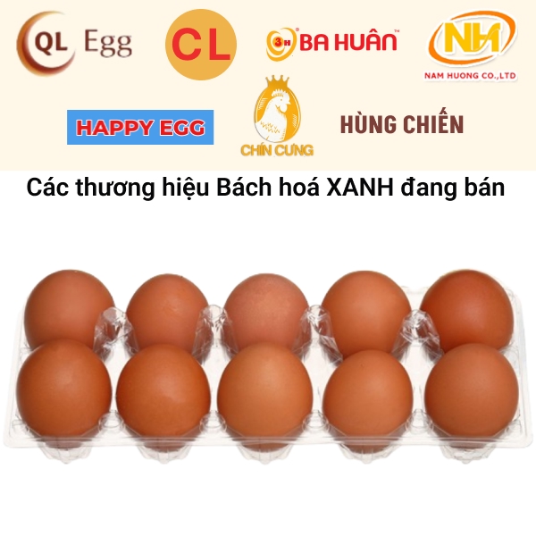 Trứng gà tươi hộp 10 quả