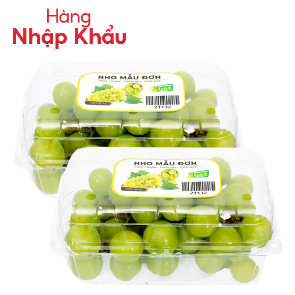 2 hộp nho mẫu đơn nội địa Trung