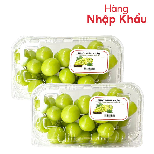 2 hộp nho mẫu đơn nội địa Trung