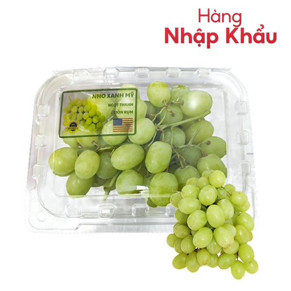 Nho xanh không hạt nhập khẩu Mỹ