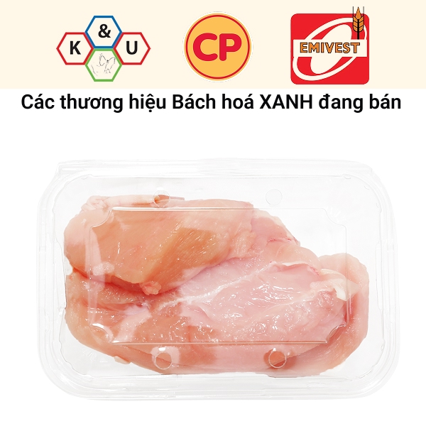 Ức gà phi lê có da