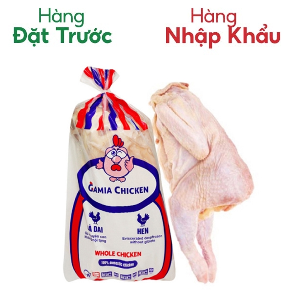 Gà mía nguyên con nhập khẩu Hàn Quốc túi 1 con