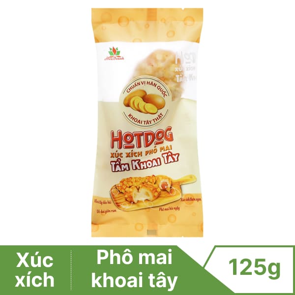 Xúc xích phô mai khoai tây Hoa Doanh 125g