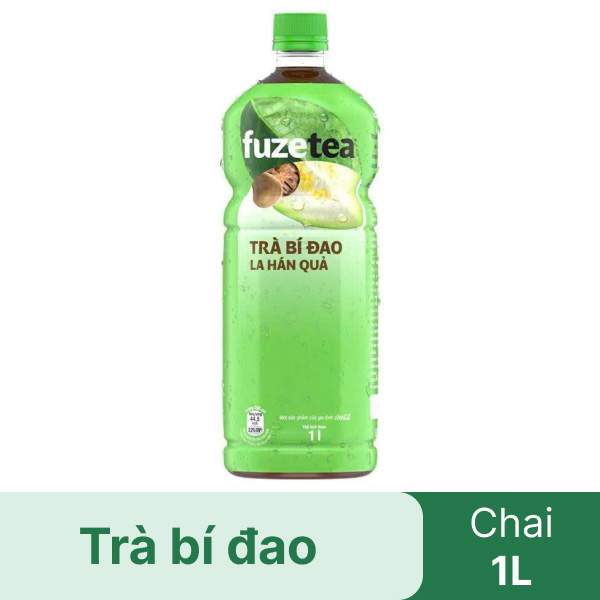 Trà bí đao Fuze Tea la hán quả 1 lít