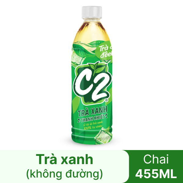 Trà xanh thanh nhiệt C2 455ml